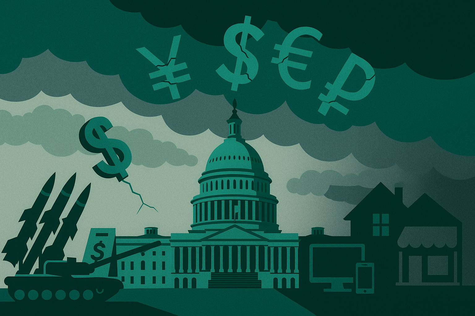 The Coming Collapse? How Prolonged Wars May Trigger U.S. Stagflation and Dollar Crisis in 2025