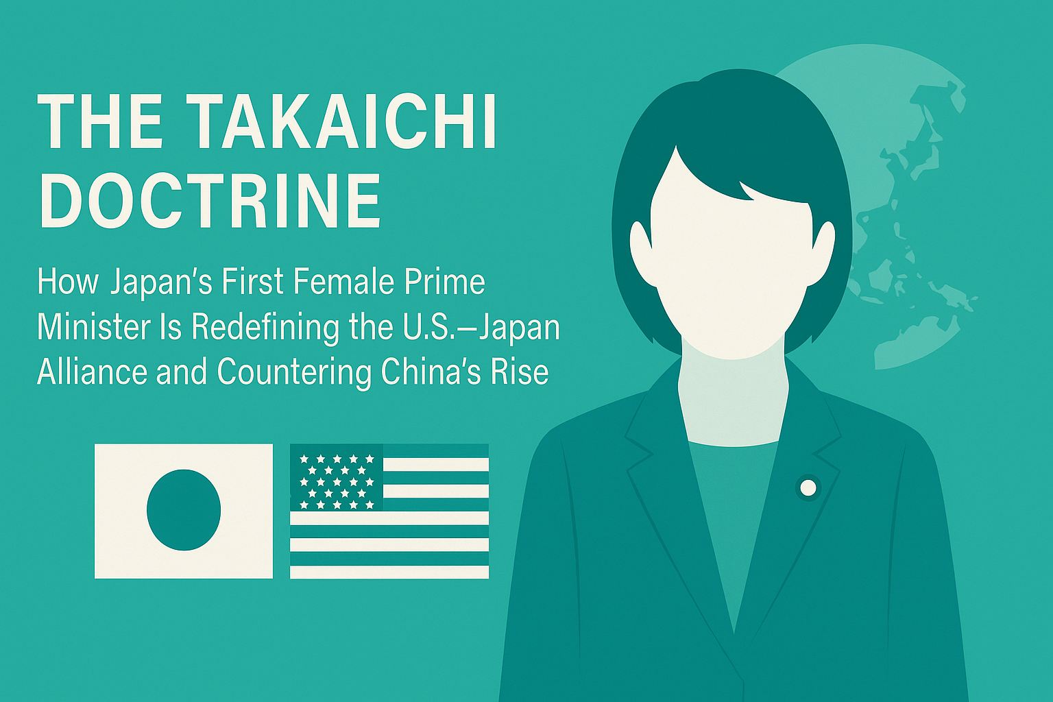 The Takaichi Doctrine: How Japan’s First Female Prime Minister Is Redefining the U.S.–Japan Alliance and Countering China’s Rise