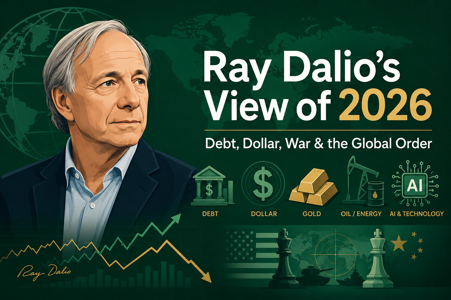 Ray Dalio’s View of 2026: Debt, Dollar Hegemony, War, and the Breakdown of the Global Order